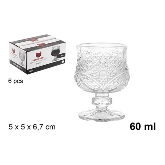BICCHIERE DA LIQUORE BARI 60 ML 6.7X5X5
